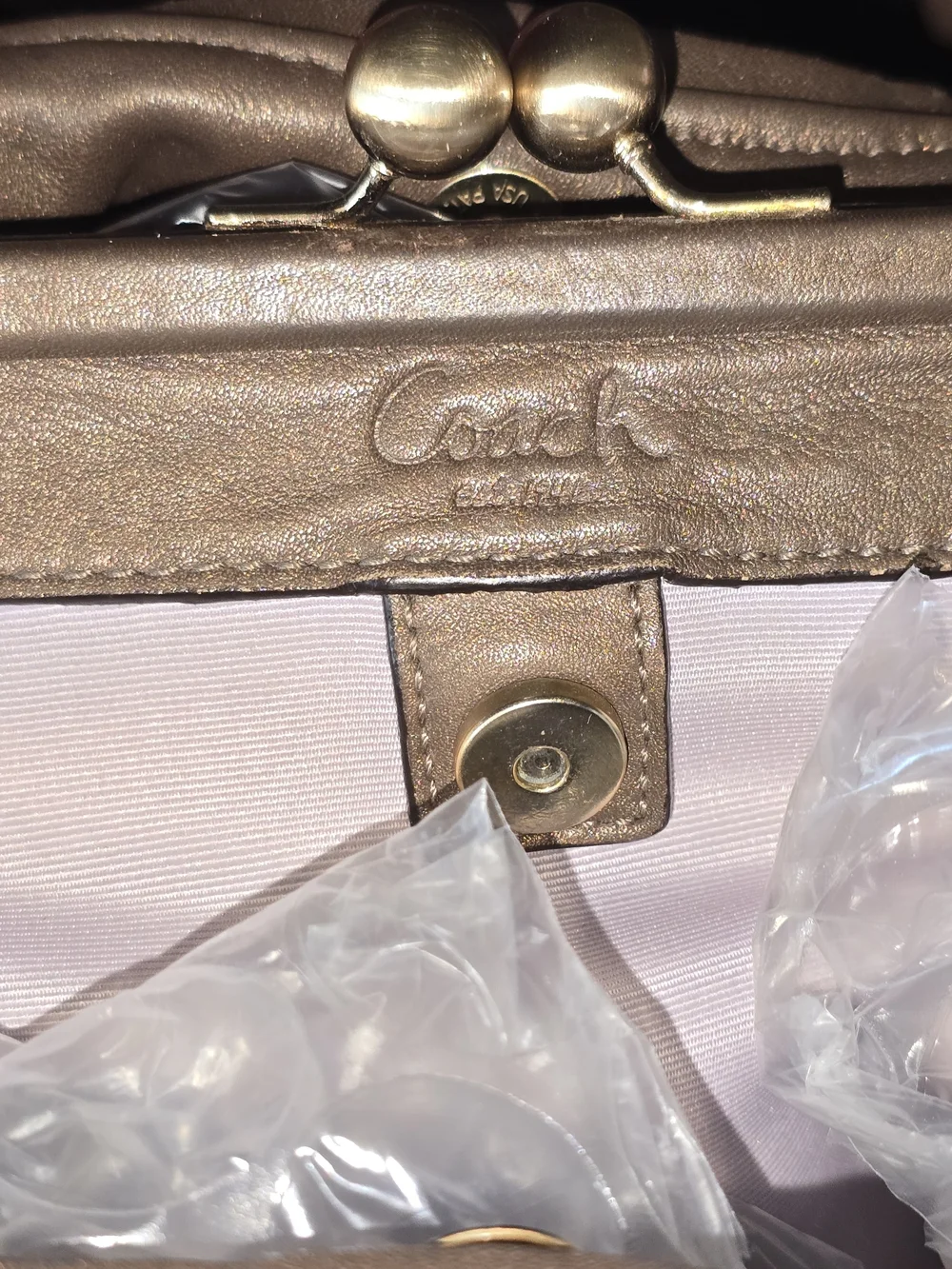 Coach Y2K Parker Hobo Brown Signature Canvas Shoulder Bag
